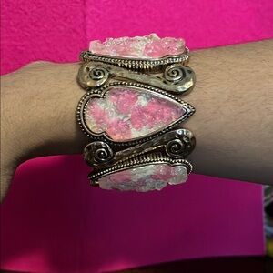 Pink Vintage Baroque Bracelet